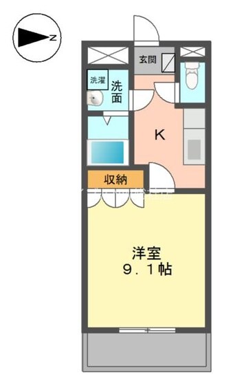 間取図 ウエスト・モンターニュ