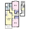 ビッグベア－　Ｂ 2LDKの間取り