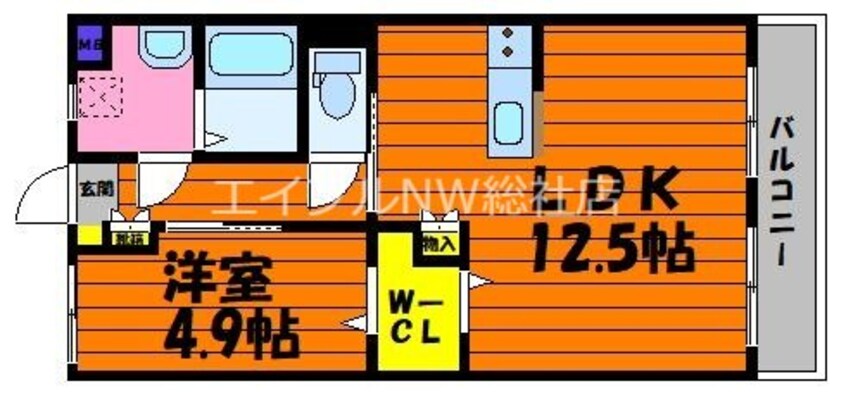 間取図 クオーレ清音