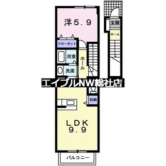 間取図 パーク・アヴェニューＡ