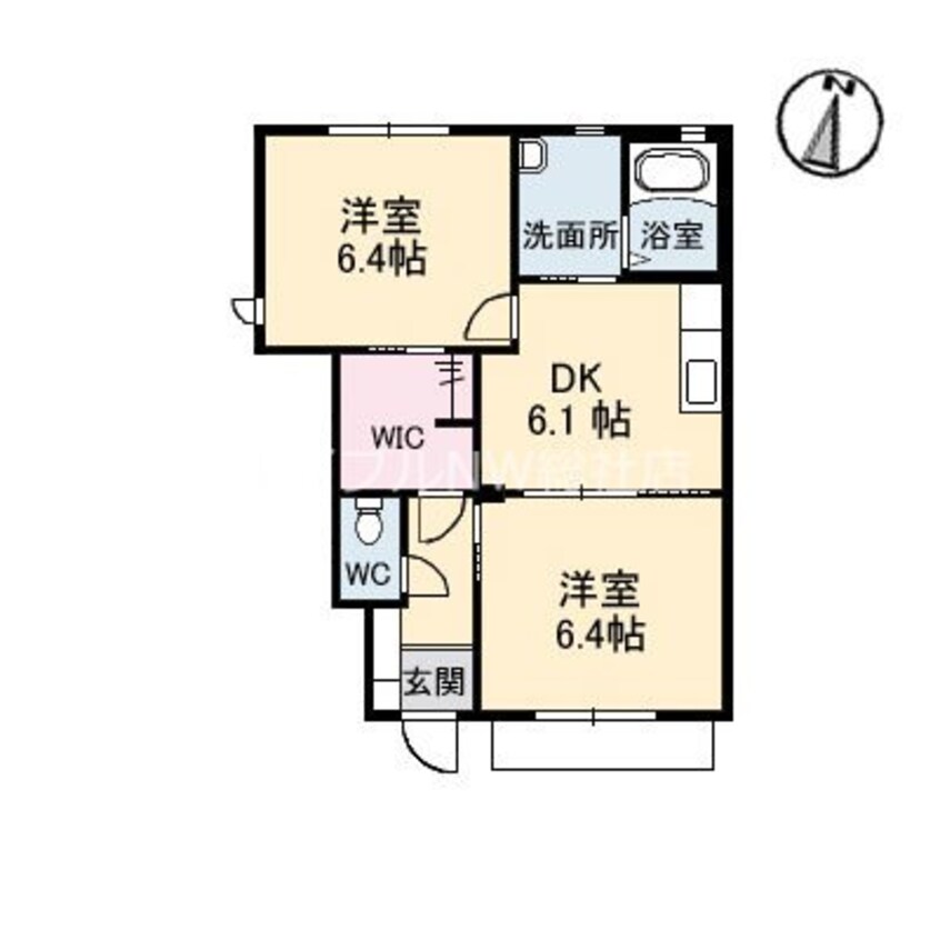 間取図 シャルーズ　A棟