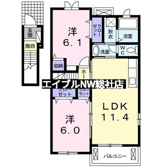 間取図 ディリジェントⅡＢ