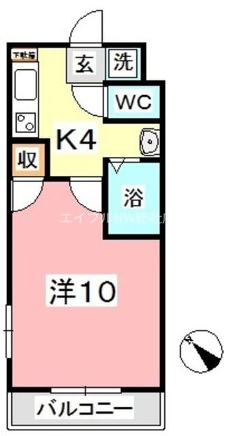 間取図 ヴェルニパレ