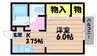 プチプラージュ 1Kの間取り