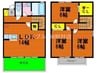 プリムローズ　ベル　C棟 3LDKの間取り