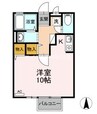フォンテーヌ　アイ 1Rの間取り