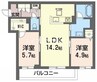 ノヴァ　アイビー 2LDKの間取り