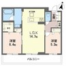 アイビー倉敷　Ｃ棟 2LDKの間取り