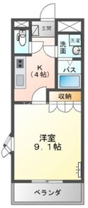 ルナ・アルカディア参番館の間取図