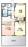 ウィステリア 2LDKの間取り