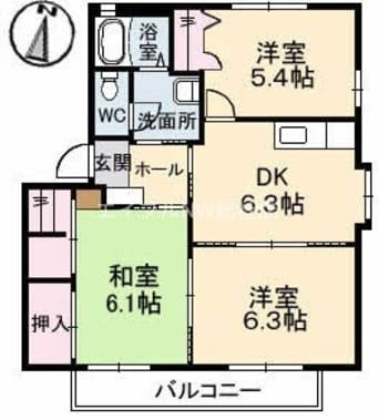 間取図 シンパティア　C棟