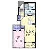 ベニアージュ　Ｄ 1LDKの間取り