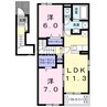 ベニアージュ　Ｃ 2LDKの間取り