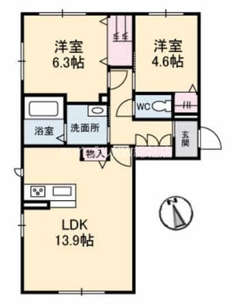 間取図 クオレール