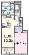 ディリジェントナイン 1LDKの間取り