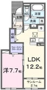ディリジェントナイン 1LDKの間取り