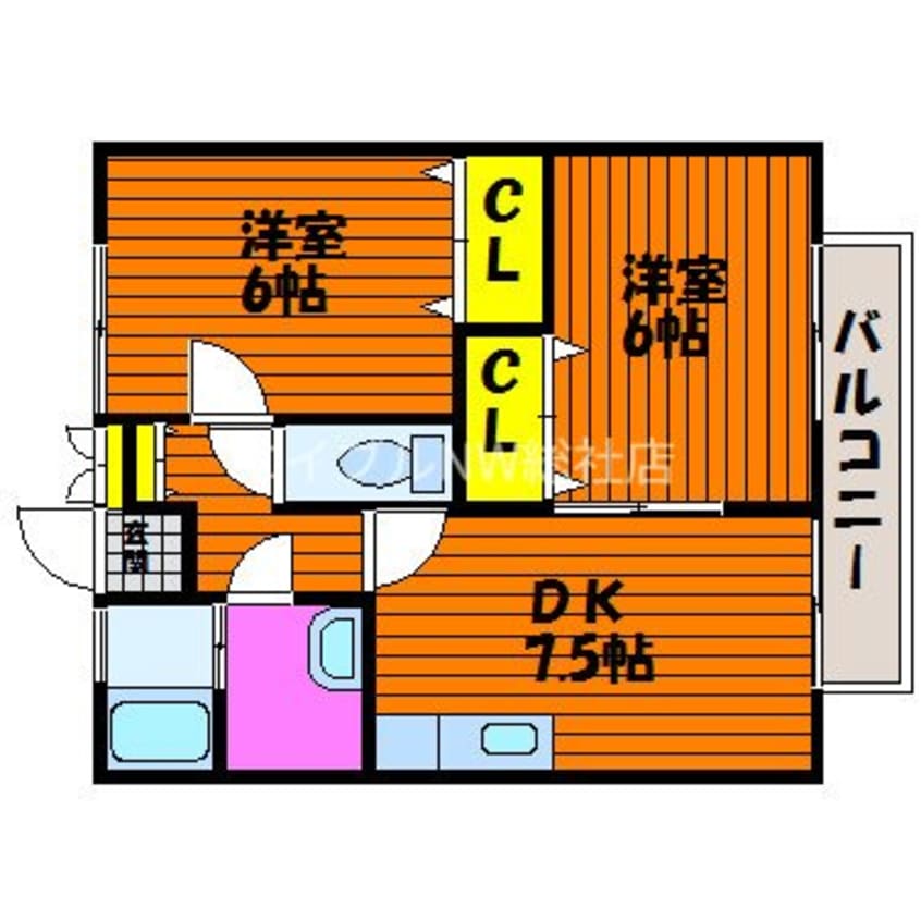 間取図 パティオD