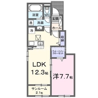 間取図 オーブＮ