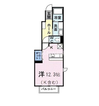 間取図 ＮＯＷ　ＬＩＦＥ　Ｂ