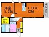 ベイ　ブランシェ　Ｃ棟 1LDKの間取り