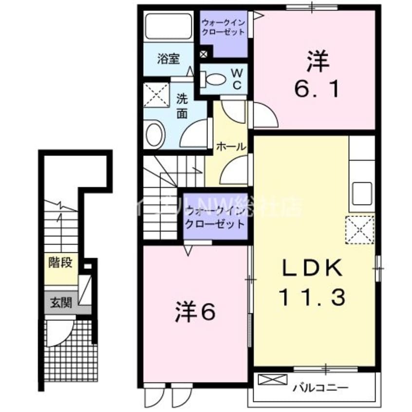間取図 ジェルメＣ