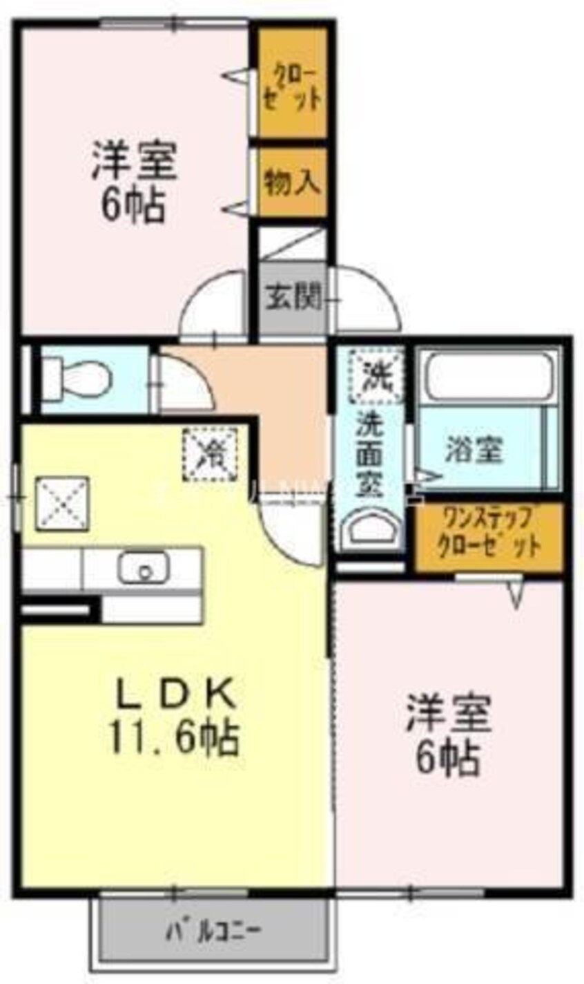 間取図 ディライト　ステージＡ