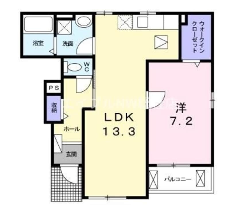 間取図 アンシャンテ　Ⅱ