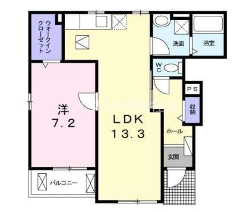 間取図 アンシャンテ　Ⅱ