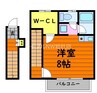 パルク大国 1Rの間取り