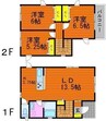 ボワ・ラヴィーヌ 3LDKの間取り