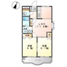 ロジュマン 2LDKの間取り