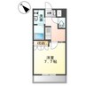 ＦＬＯＷＥＲ－ＴＯＲＮＡＤＯ 1Kの間取り