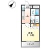 フルハウス西阿知 1Kの間取り