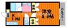 メゾンヤマサキ 1Kの間取り