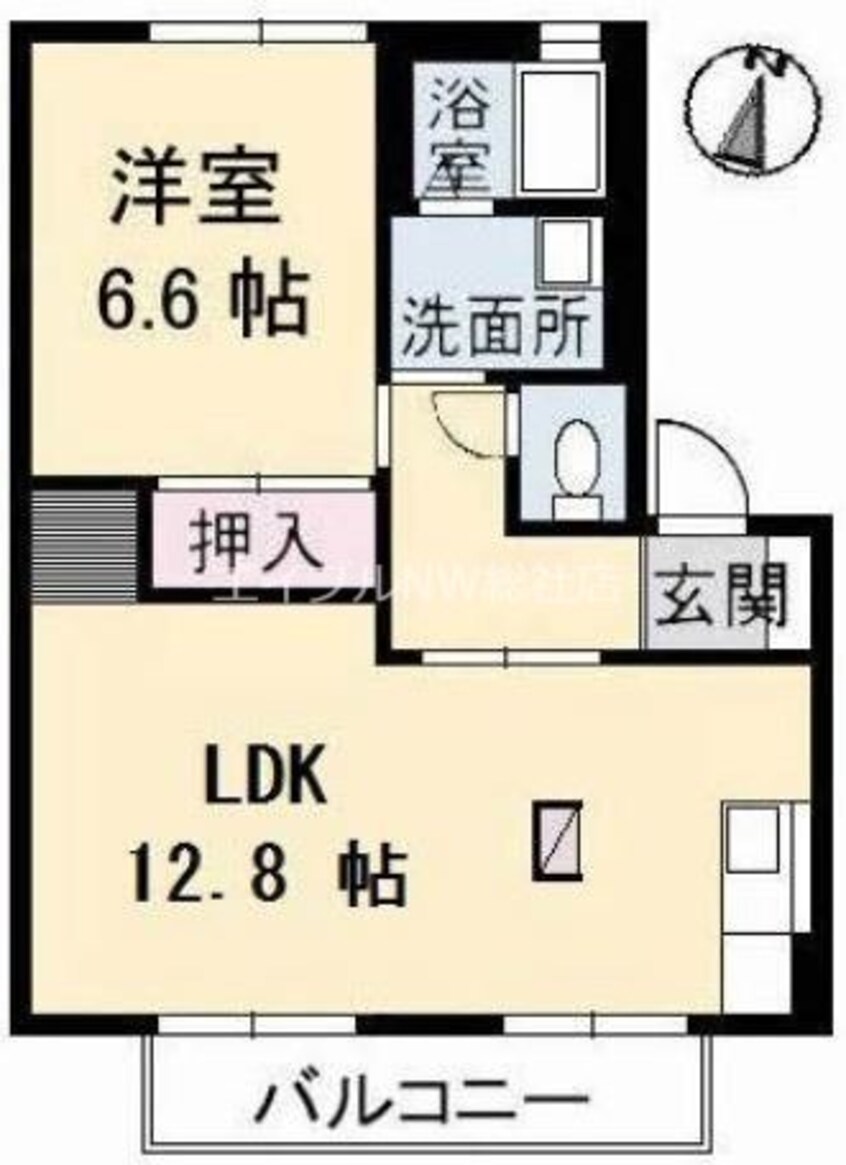 間取図 シエル・エトワール　B棟