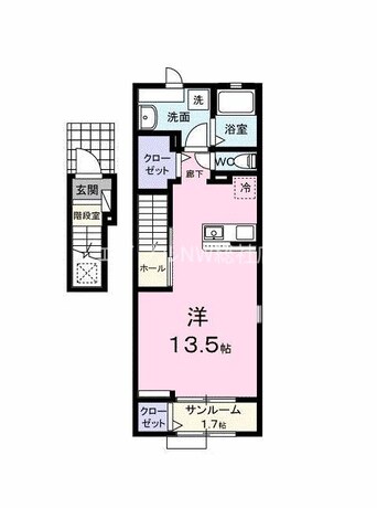 間取図 エムズガーデンＡ