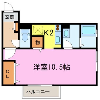 間取図 ベルコート木ノ座