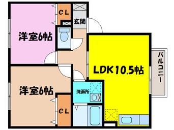 間取図 コーポミズホ