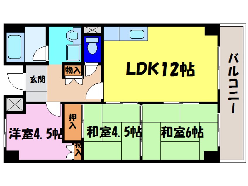 間取図 風異音素（フィネス）