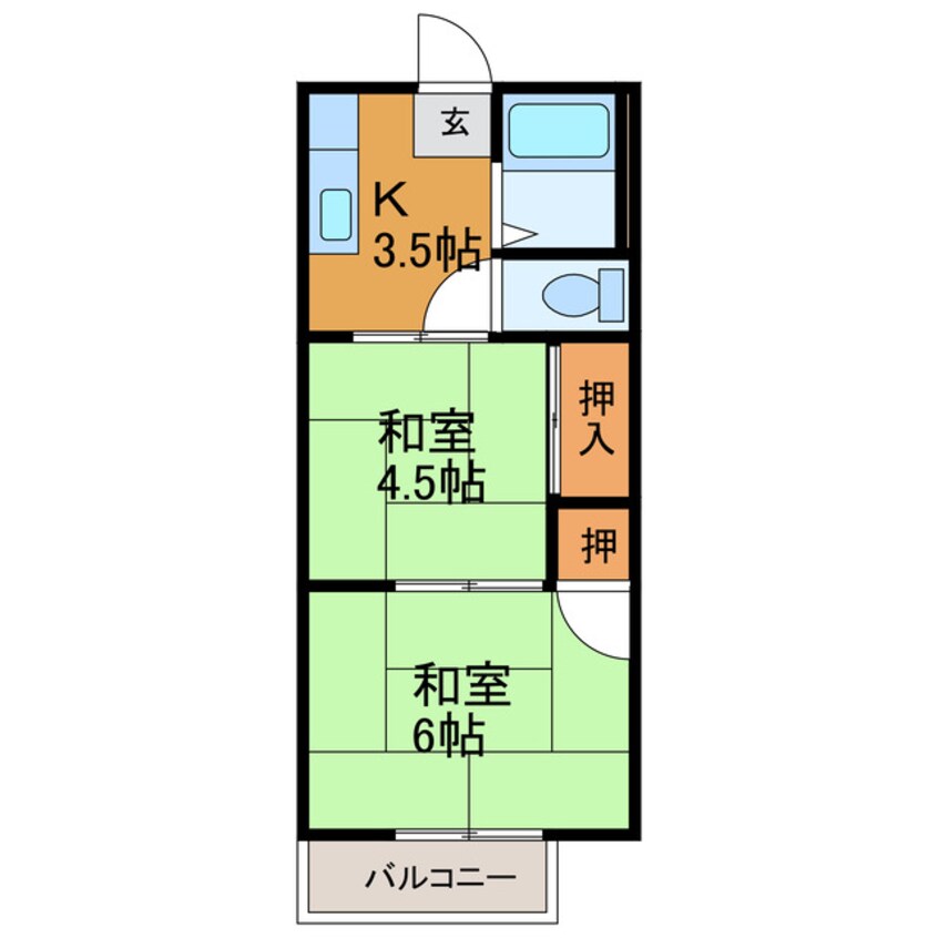 間取図 プラザエイト