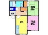 ハイツイーグル 2DKの間取り