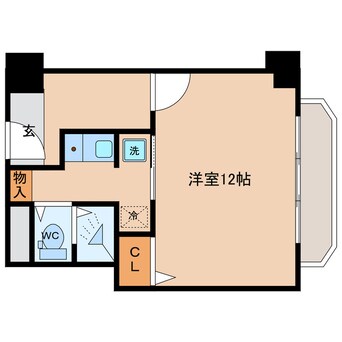 間取図 東海道本線<琵琶湖線・JR京都線>/守山駅 バス24分琵琶湖プラザ前下車:停歩1分 11階 築44年