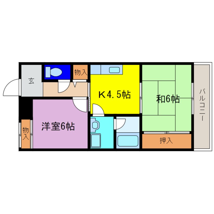 間取図 ワシダビル