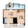 名古屋市営地下鉄桜通線/高岳駅 徒歩5分 13階 築6年 1LDKの間取り