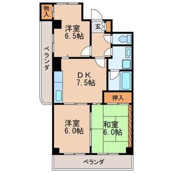 間取図 レジデンス泉