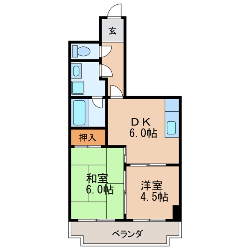 間取図 レジデンス泉