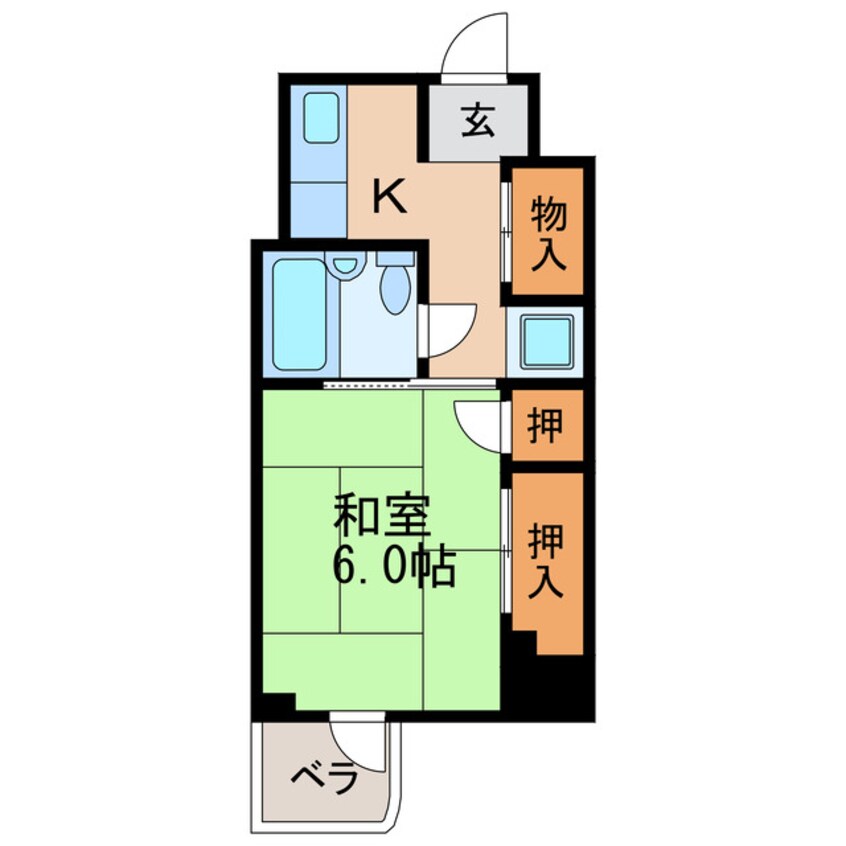 間取図 チサンマンション丸の内第3