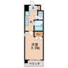 名古屋市営地下鉄東山線/新栄町駅 徒歩9分 8階 築27年 1Kの間取り