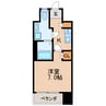 シエルブルー栄 1Kの間取り