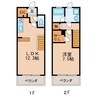 名古屋市営地下鉄東山線/栄駅 徒歩3分 11-12階 築11年 1LDKの間取り
